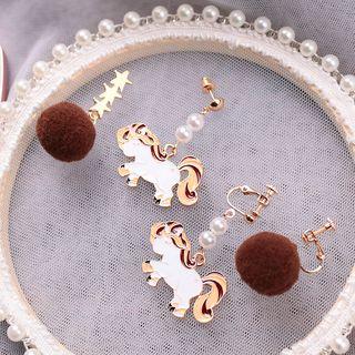 Asymmetric Unicorn Earring
