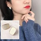 Retro Curved Rectangular Earring