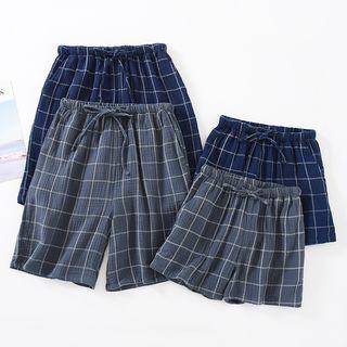 Couple Matching Plaid Lounge Shorts (various Designs)