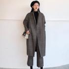 Buttoned Long Coat / Long Vest / Dress Pants