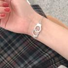 Hand Cuff Bracelet Silver - One Size