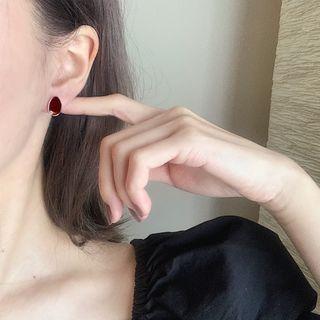 Disc Sterling Silver Earring