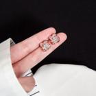 Rhinestone Twist Earring
