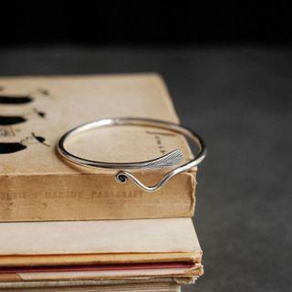 Sterling Silver Bangle Sl0251 - Silver - One Size