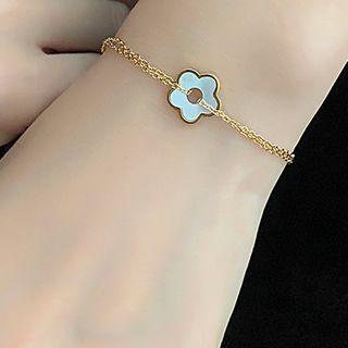 Shell Flower Bracelet Gold & Shell - One Size