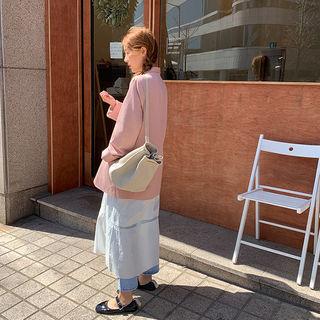 Boxy Cotton Blazer