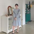 Drawcord-waist Pastel Dress