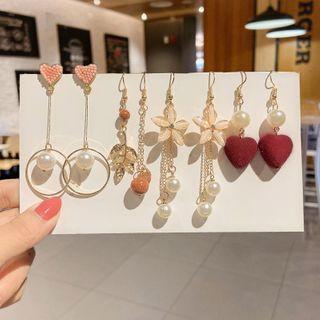 Set Of 5: Drop Earring