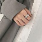 925 Sterling Silver Chunky Chain Open Ring