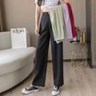 High-waist Loose Fit Straight Cut Dress Pants