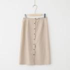 Buttoned H-line Skirt