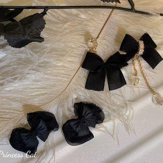 Matte Bow Earring