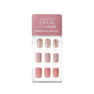 Missha - Dashing Diva Magicpress Slim Fit Press-on Gel-manicure #cashmere Rose 1set