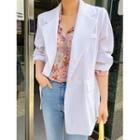 Snap-button Loose-fit Blazer