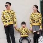 Family Matching Leopard Print Sweater