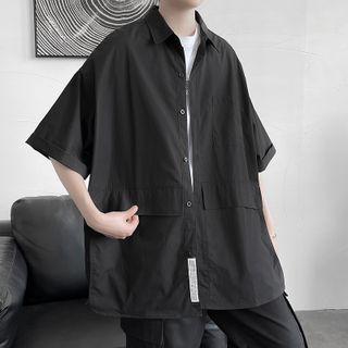 Pocket-detail Oversized Shirt