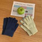 Fleece-lined Knit Gloves (touchscreen)