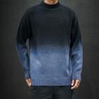 Gradient Mock-neck Sweater