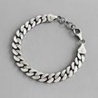 Couple Matching 925 Sterling Silver Twisted Bracelet