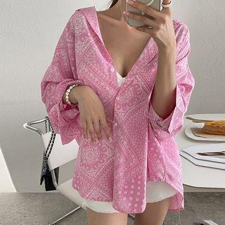 Over-fit Paisley Shirt