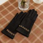 Chain-trim Gloves Black - One Size