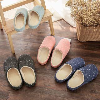Star Print Slippers