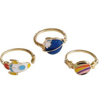 Planet / Astronaut / Rocket Ring (various Designs)