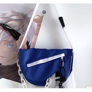 Chain Detail Crossbody Bag / Bag Charm / Set