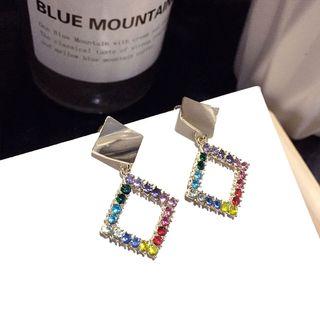 Geometry Ear Ear Stud 1 Pair - Multicolor - One Size