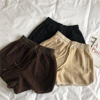 Faux Lambswool Shorts
