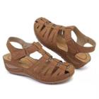 Slingback Roman Faux Leather Sandals