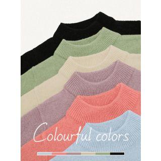 Mock-neck Relaxed-fit Sweater