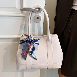 Plain Silk Scarf Crossbody Bag