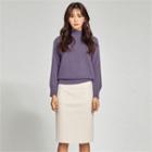 Stretch Pencil Skirt In 4 Colors
