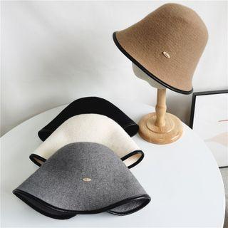 Piped Wool Bucket Hat