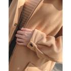 Button-side Pocket-detail Coat