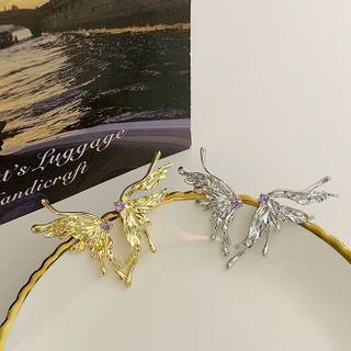 Melting Rhinestone Alloy Earring