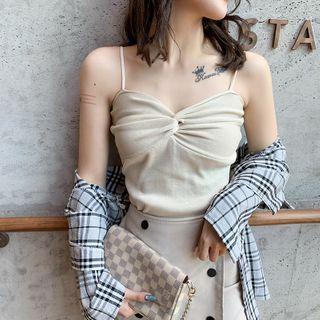 Twisted Front Knit Camisole