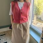 Sweater Vest Pink - One Size