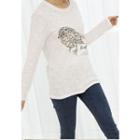 Cotton Sequined T-shirt