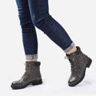 Quilted Lace Up Short Boots