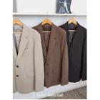 Single-breasted Slit-back Blazer
