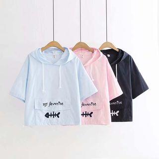 Hooded Short-sleeve T Shirt