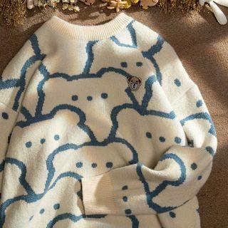 Bear Print Sweater (various Designs)