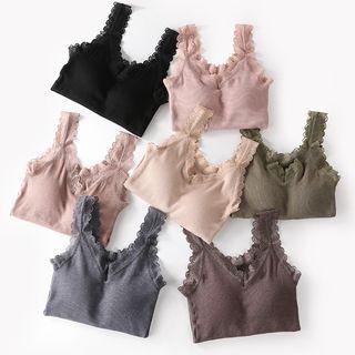 Lace Trim Padded Camisole / Set