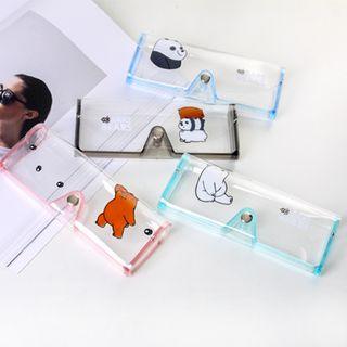 Printed Transparent Pvc Eyeglasses Case