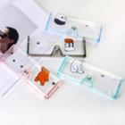 Printed Transparent Pvc Eyeglasses Case
