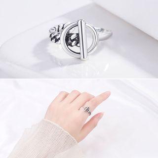 Geometric Open Ring Ring - One Size