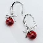 925 Sterling Silver Bead Drop Earring 1 Pair - S925 Silver - As Shown In Figure - One Size