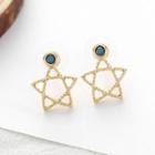 Resin Alloy Star Earring